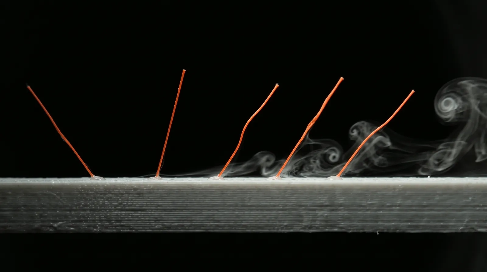 Macro of tufts, separated flow